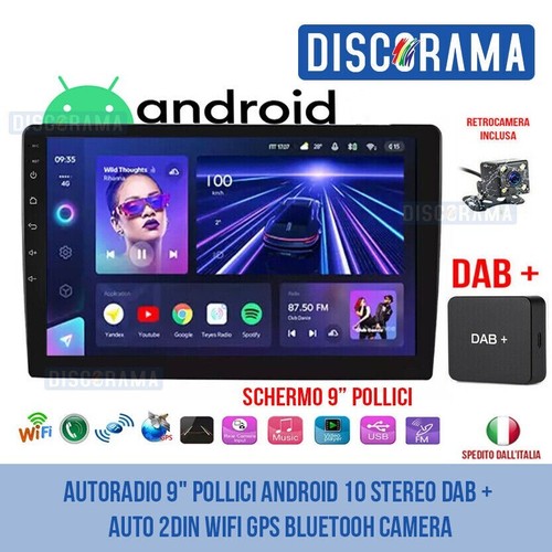 Autoradio pollici android - 9",
